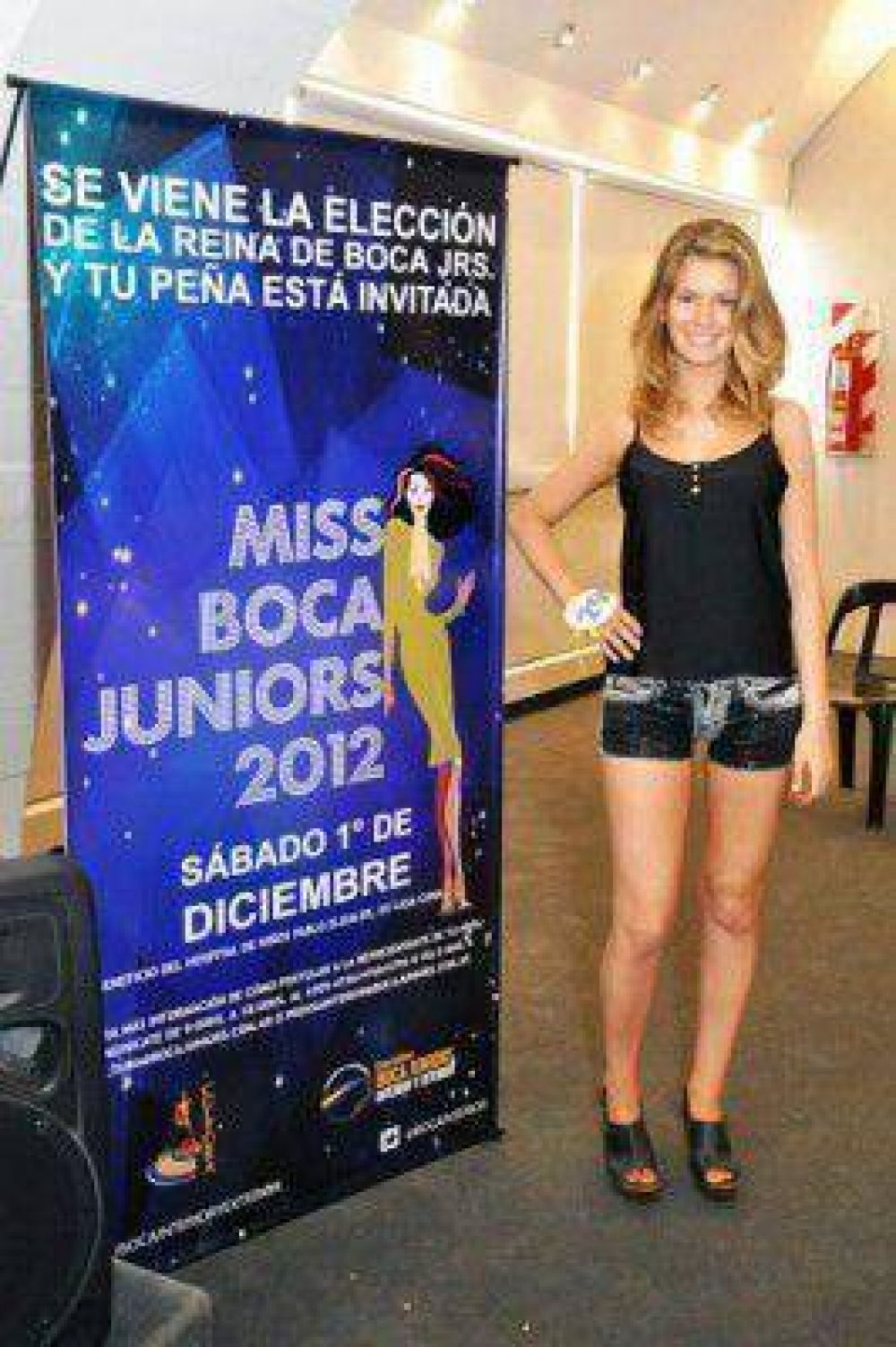 Justina Malacalza se prepara para la eleccin de Miss Boca Juniors