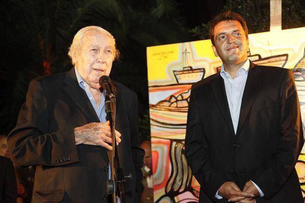 Pa�z Vilar� inaugur� junto a Sergio Massa su nuevo taller en Tigre