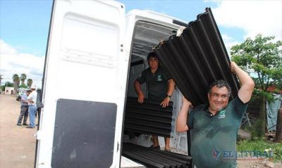Unas 100 familias recibieron ayuda inmediata 