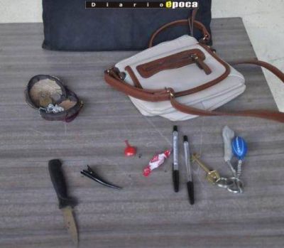 Adolescente detenido por robar una cartera a punta de cuchillo 