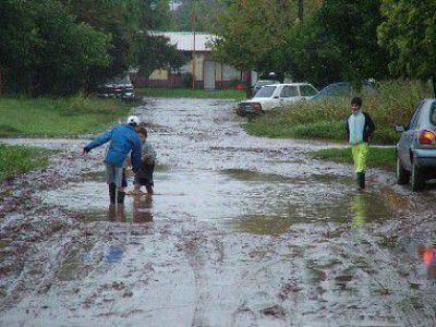 Copiosa lluvia se abati� sobre la ciudad de Jun�n y sectores del norte bonaerense