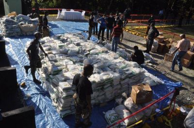 Personal de Gendarmer�a quem� gran cantidad de droga incautada en territorio provincial 