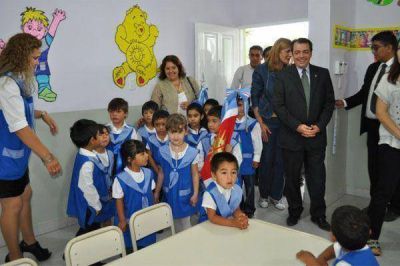 El vicegobernador inaugur� obras escolares en Ancaj�n 