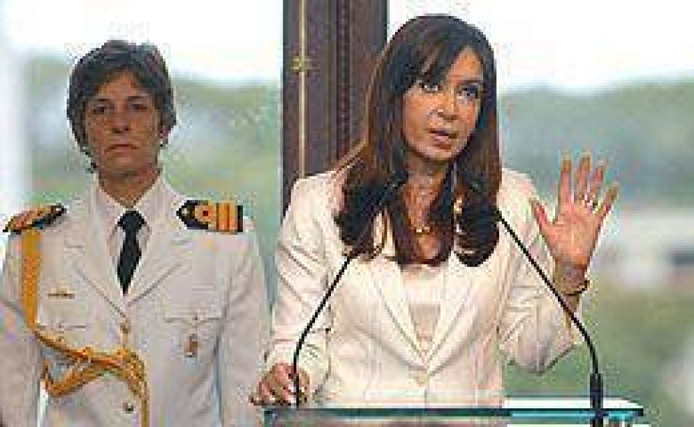 Cristina m�s dura con el Campo: calific� a los paros de "salvajes"