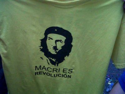 Los J�venes PRO comparan a Macri con el Che Guevara