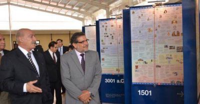 Gobierno y CFI lanzan linea de tiempo espacio Argentino-Riojano 