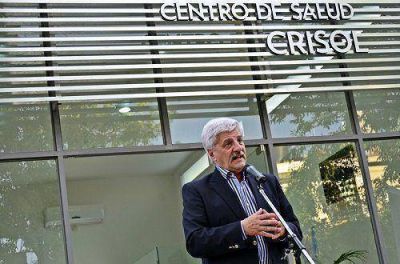 Luis Andreotti inaugur� un nuevo centro de salud en Barrio Crisol