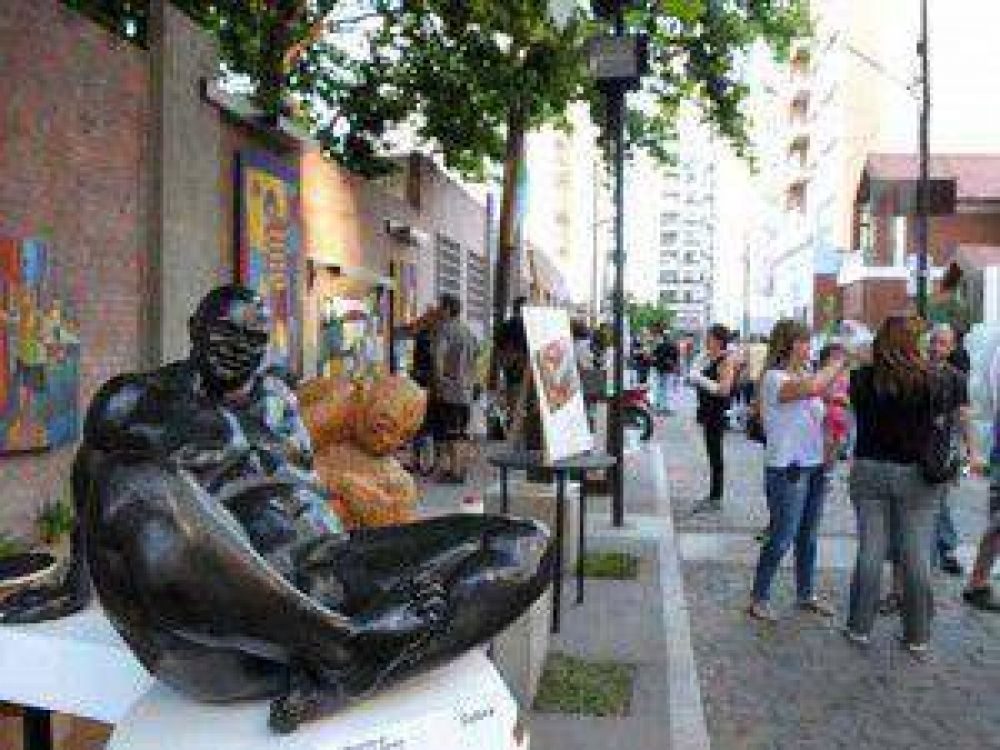 Inauguraron el �Paseo del Arte� en el Pasaje Gonz�lez