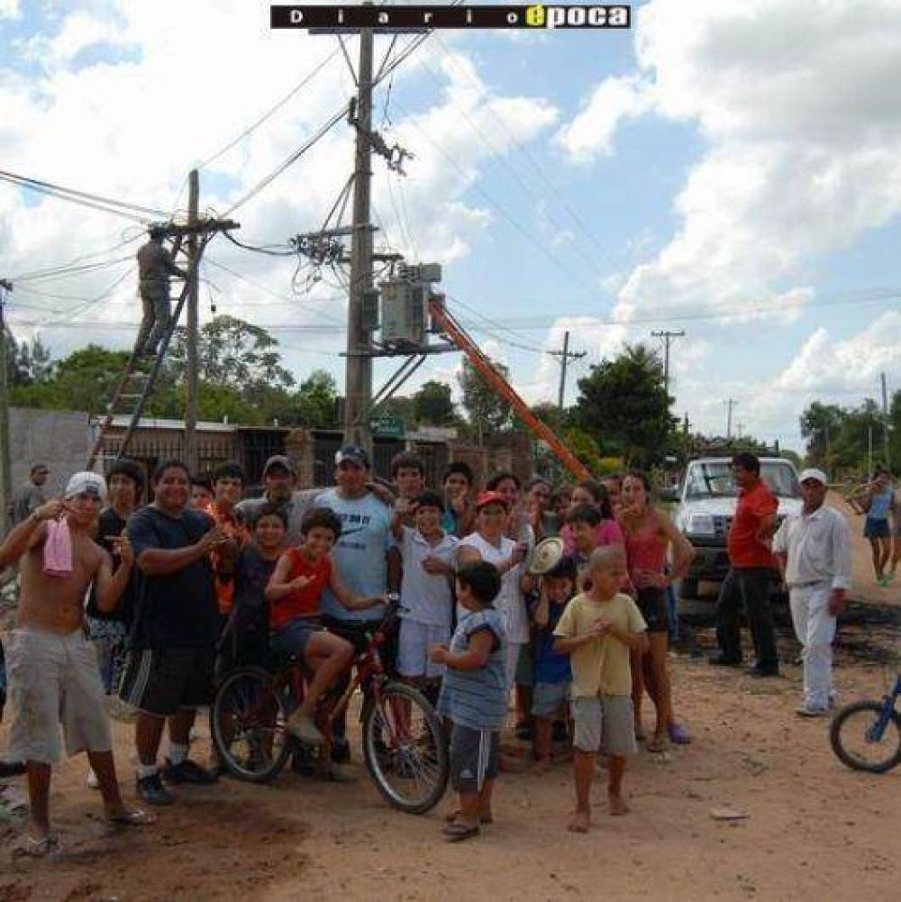 Se repitieron piquetes por la falta de luz tras el temporal 