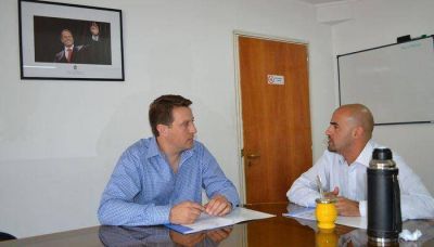 El Intendente se reuni� con Fabi�n Stachiotti