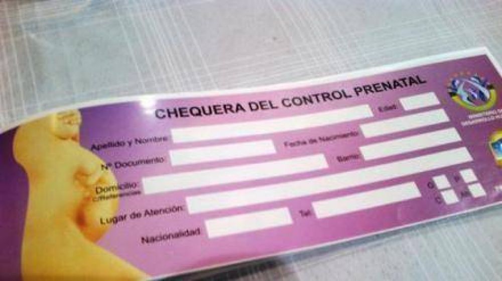 Esta en marcha la "chequera prenatal" para seguimiento preciso de embarazos  