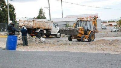 Obras viales en la zona norte de Comodoro avanzan a buen ritmo