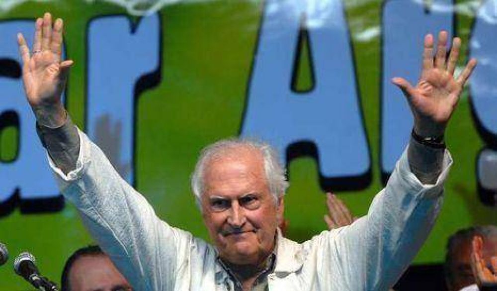 Pino Solanas ratific� su candidatura a Senador por la Ciudad