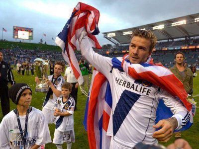 Beckham se retir� de la liga de EEUU con un t�tulo