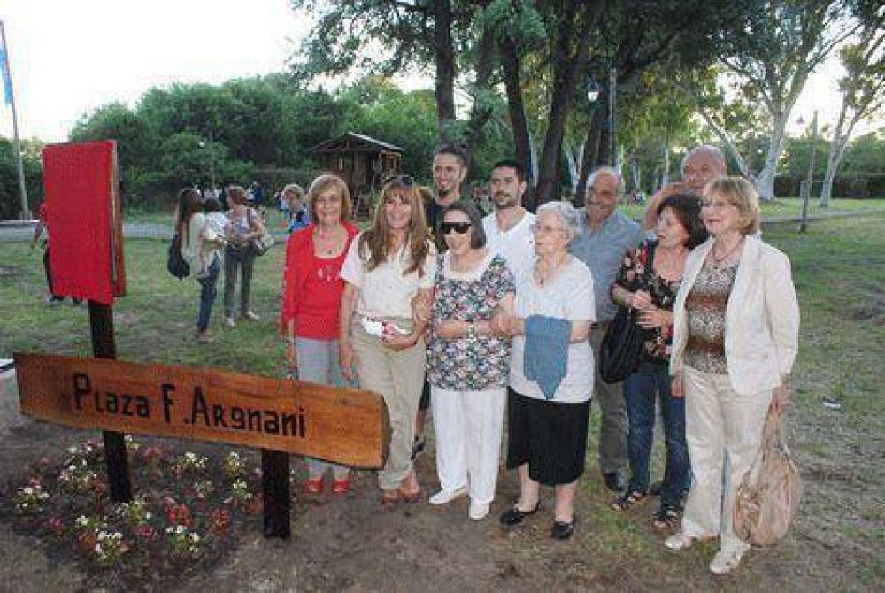 Inauguraron la plaza �Francisco Argnani� en el Barrio San Francisco 