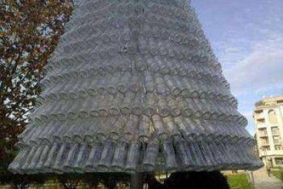 Por primera vez se construir� un �rbol de navidad con material reciclable