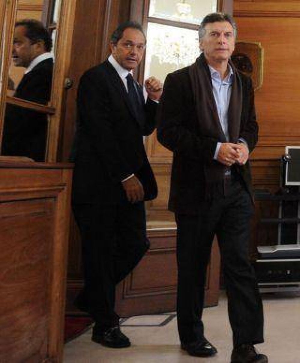 Basura: Confirman reuni�n entre Scioli y Macri para este jueves