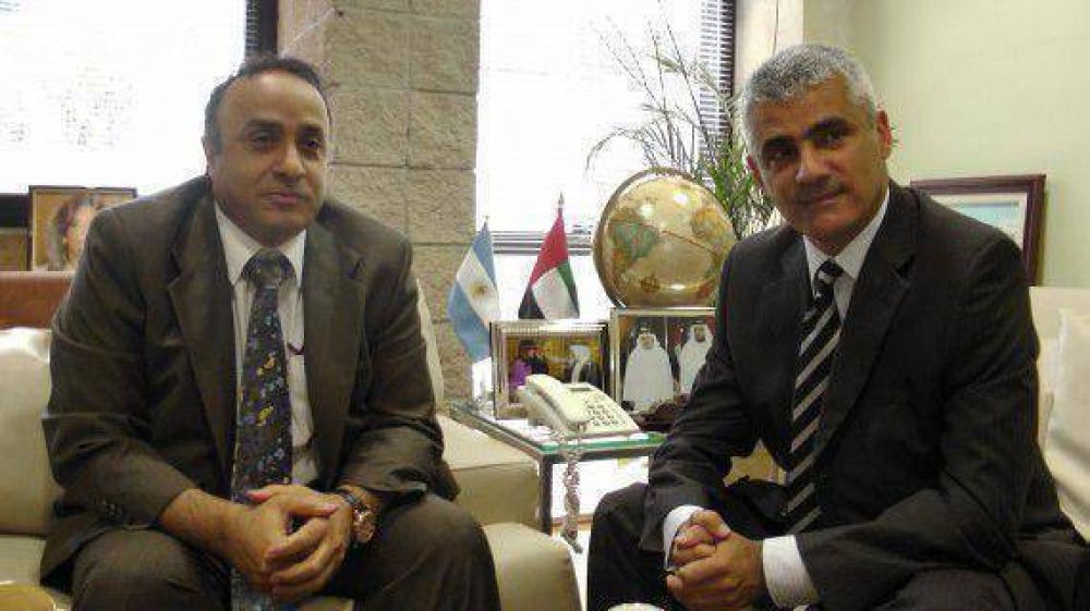 El Vicegobernador se reuni� con el Embajador de los Emiratos Arabes