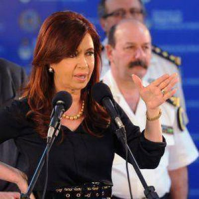 Cristina habl� sobre inseguridad e intent� ocultar la realidad