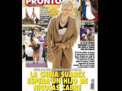Confirman el embarazo de la China Su�rez