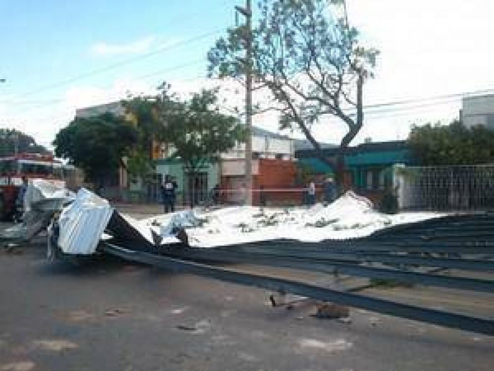 Brutales r�fagas de viento azotaron San Luis y Juana Koslay