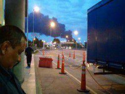 Voraz incendio en Don Torcuato