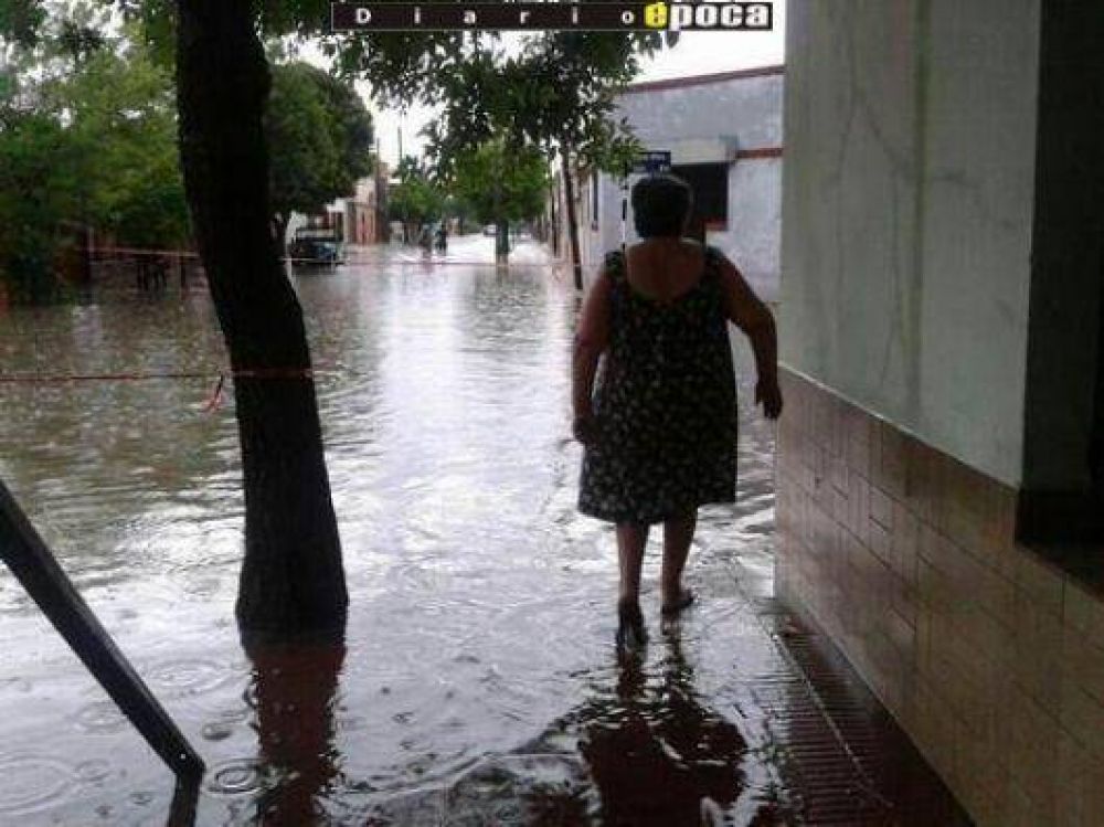Goya fue jaqueada por tres tormentas en menos de un d�a