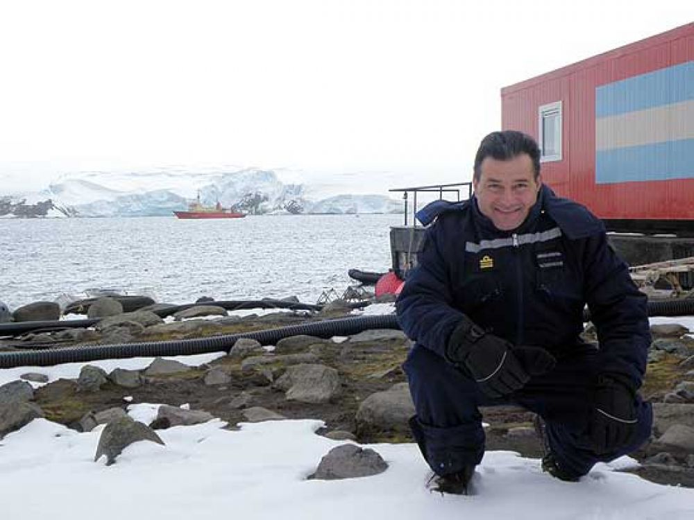 Un olavarriense en el l�mite del mundo