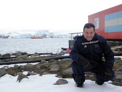 Un olavarriense en el l�mite del mundo