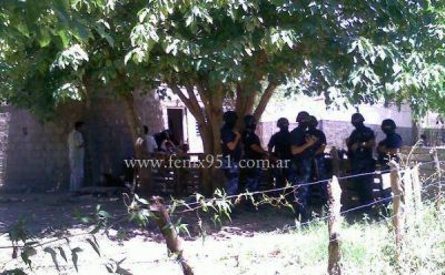 En allanamiento antidrogas encuentran mendocino fugado 
