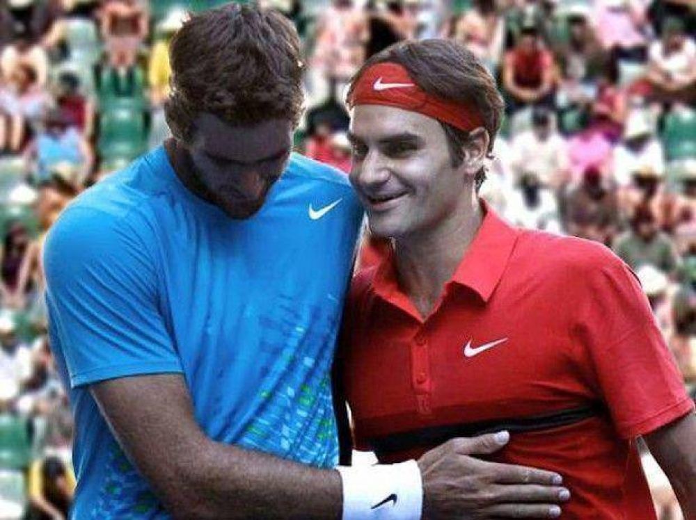 Cuenta regresiva para el partido de Federer y Del Potro