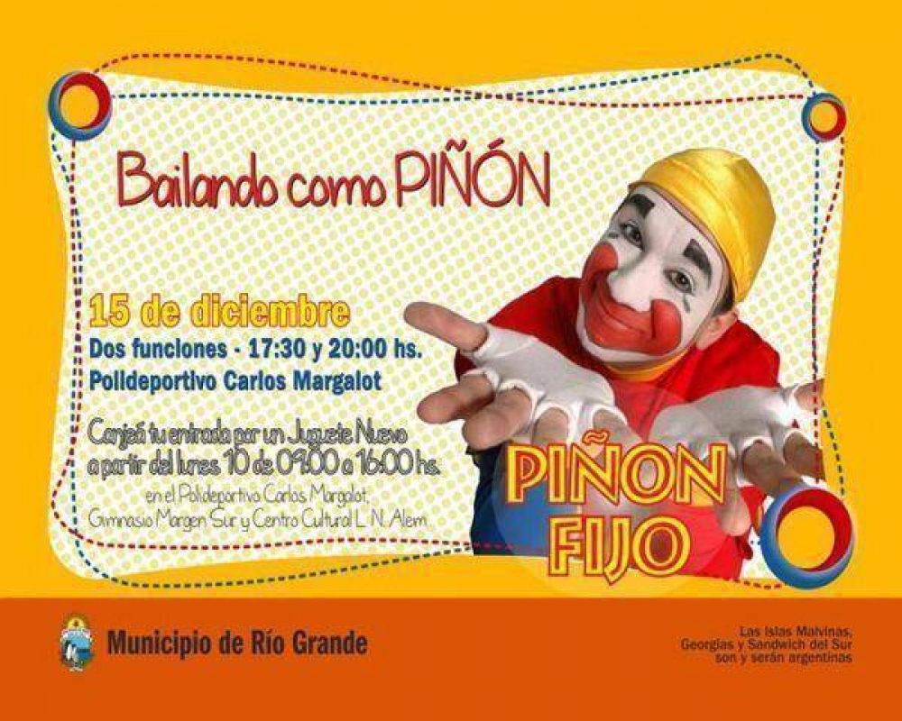 �Pi��n Fijo� se presenta el 15 de diciembre en el polideportivo de Chacra II