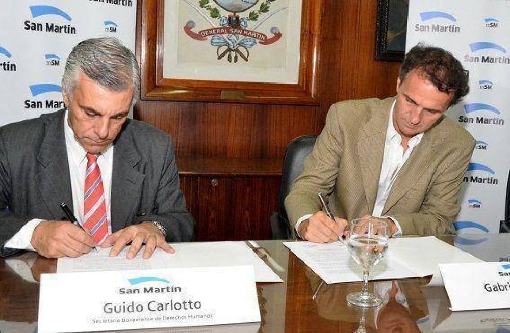 Convenios de promoci�n de los Derechos Humanos en San Mart�n