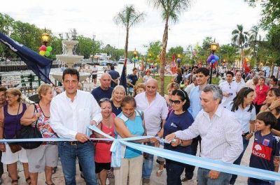 Massa inaugur� un nuevo espacio p�blico al r�o: �El Paseo del Tigre�