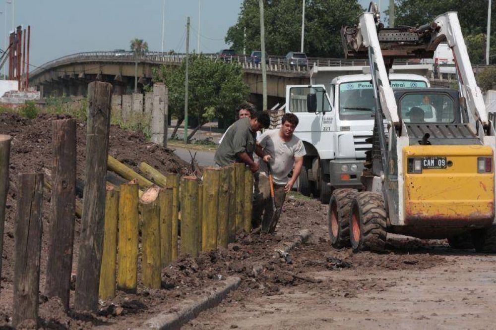Brown: eliminan un basural con obras de embellecimiento en Claypole