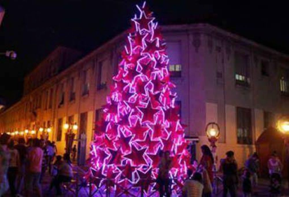 El ��rbol de la Ciudad� se instal� en la Peatonal 