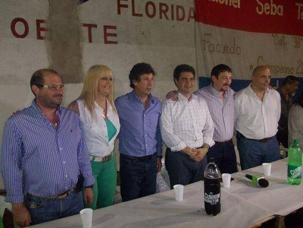 Jorge Macri y Gustavo Posse juntos en un acto radical en Florida Oeste