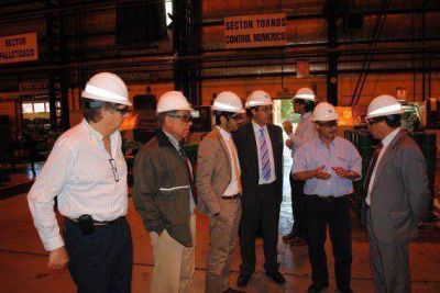 El ministro Padula visit� la industria Metalmec�nica