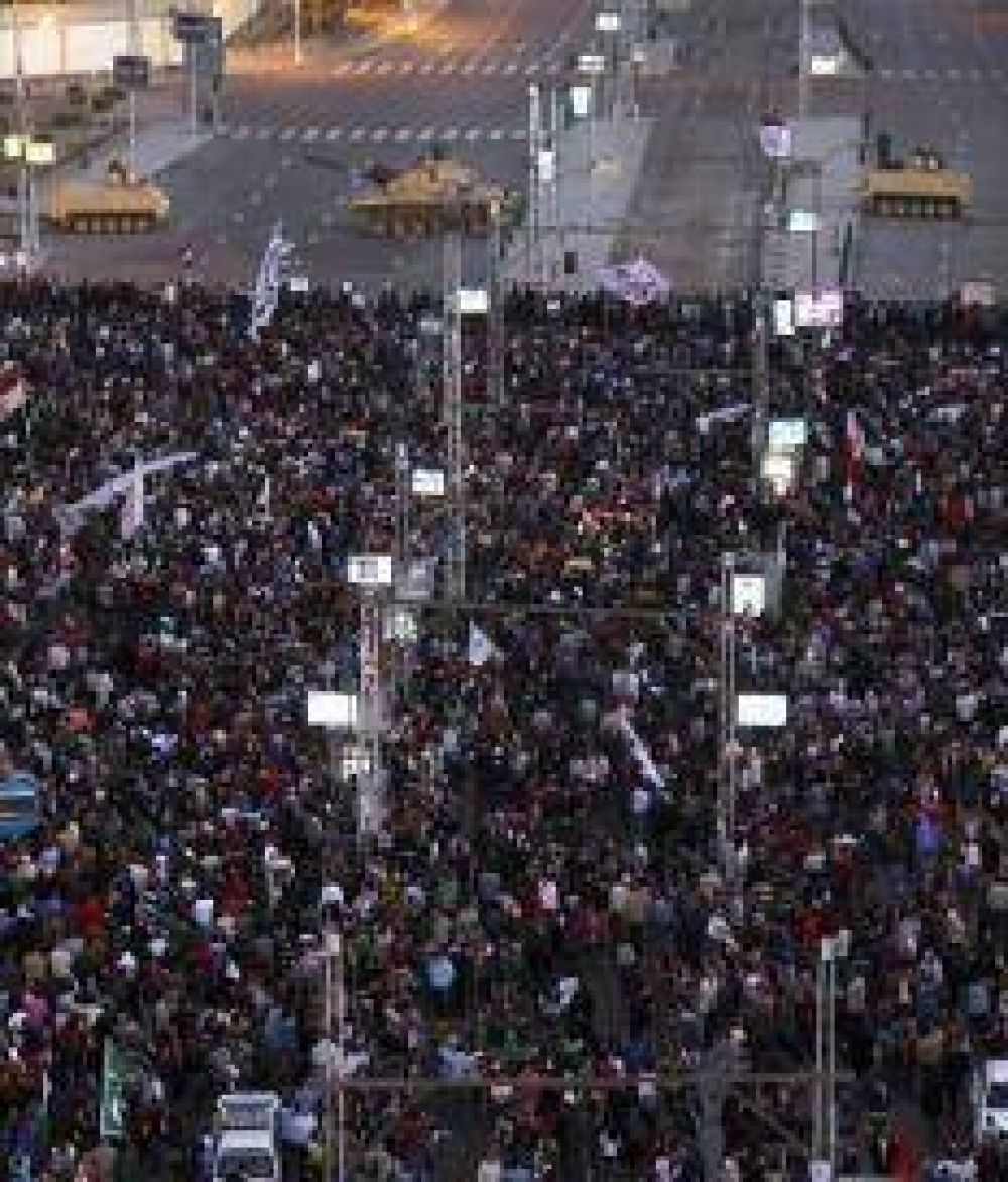 Despu�s de las oraciones, otra marcha contra "el fara�n"