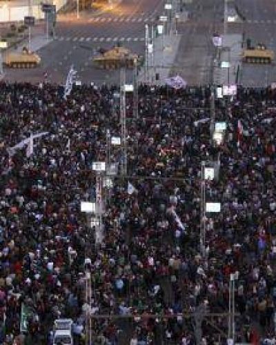 Despu�s de las oraciones, otra marcha contra "el fara�n"