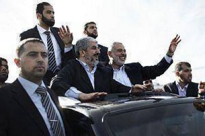 Recibimiento triunfal en Gaza a l�der de Ham�s en el exilio