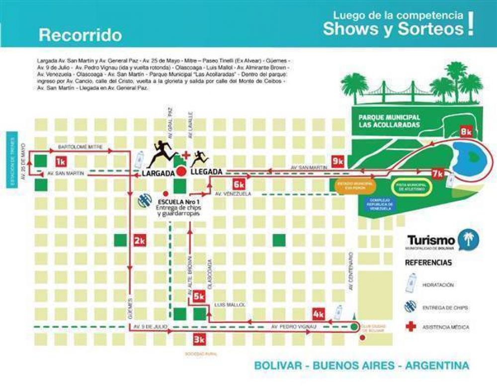 El recorrido de la 14� Marat�n