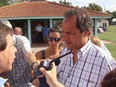 Confirm� Scioli su visita a Bol�var