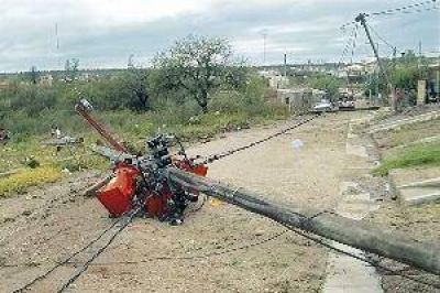 Violento temporal caus� da�os en el sur de la provincia