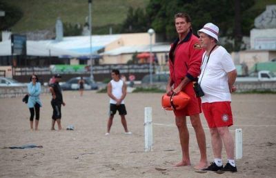 A la playa con Emilio Disi y David Hasselhoff