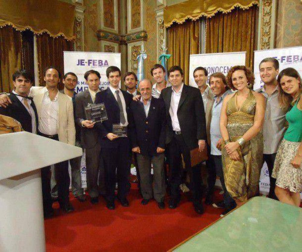 Una empresa marplatense recibi� Premio Joven Empresario Bonaerense 2012