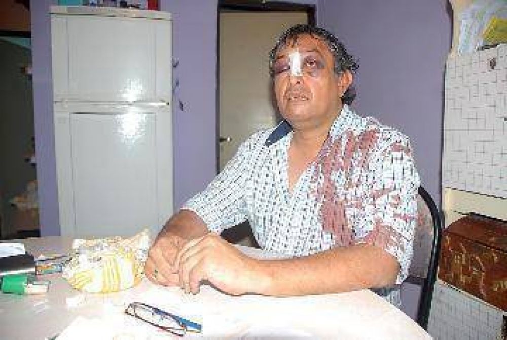 Feroz golpiza a dirigente justicialista en Viedma