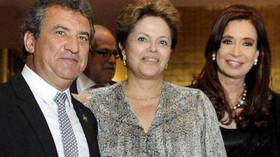 Con el apoyo de CFK, Urribarri logr� acuerdo comercial con Brasil
