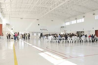 Ya es una realidad el gimnasio de la Escuela 718