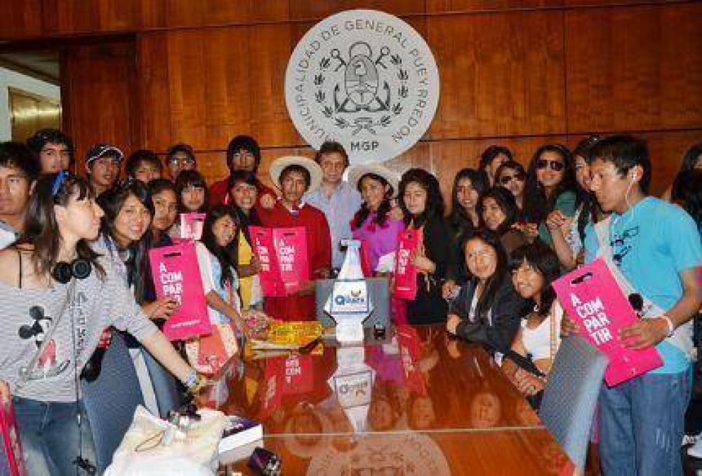 El Intendente Pulti recibi� a estudiantes provenientes de La Quiaca